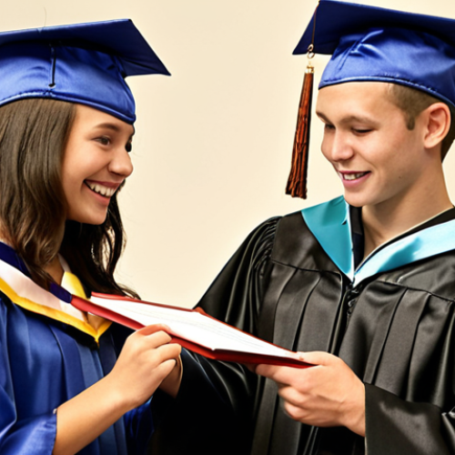 Home 20 **Image:** A graduation ceremony with a student in a cap and gown receiving a diploma in nutrition. **Prompt:** "Nutrition student graduation, receiving diploma, university setting, proud moment."