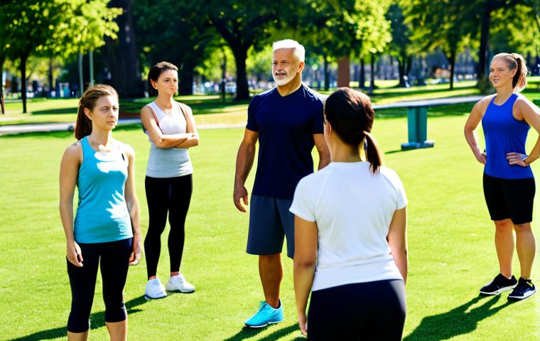 영양사 업무 일정 관리법 - **Prompt:** A dietitian giving a fully clothed cooking demonstration to a group of people, showing h...