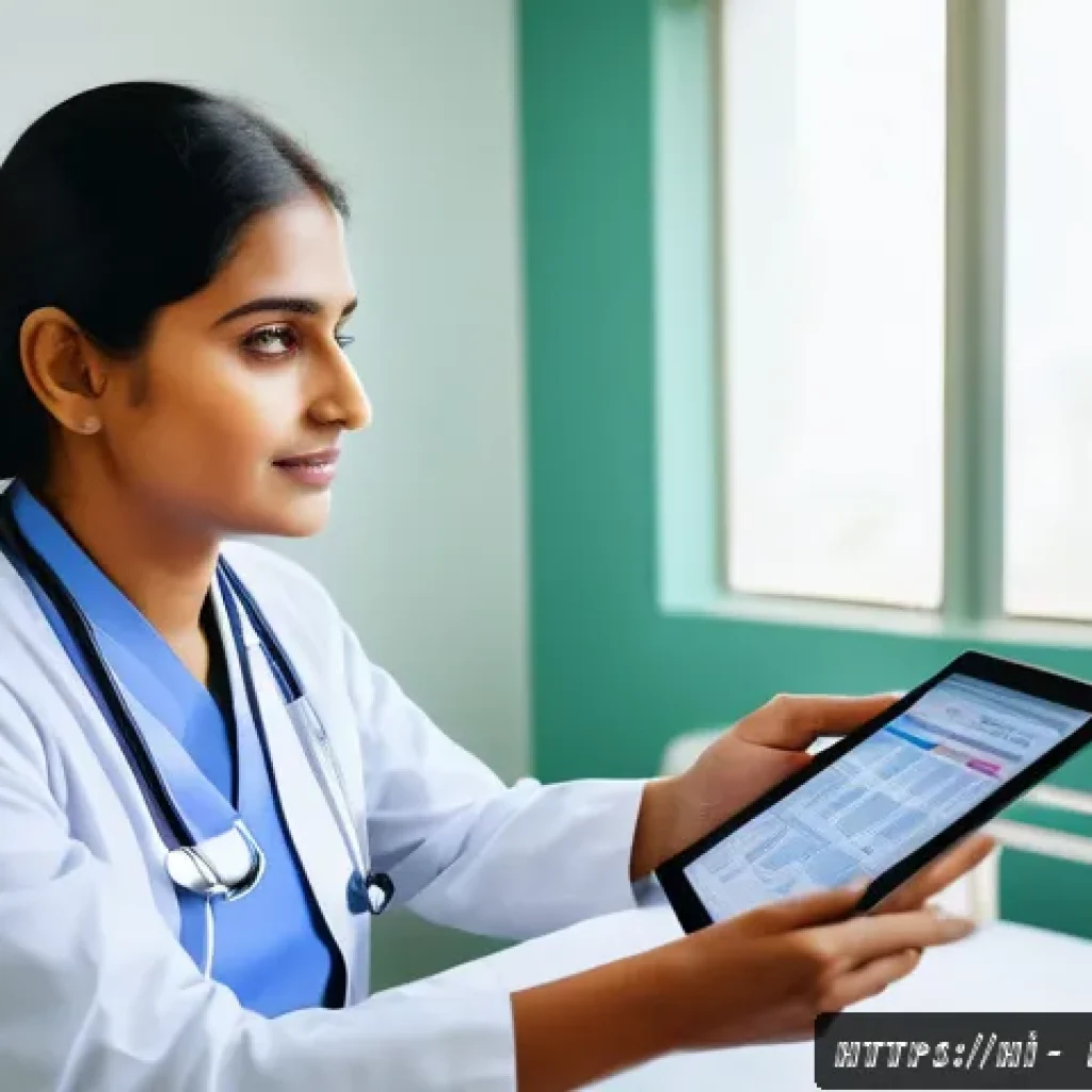 영양사 자격증과 대체 가능 직업 - A professional clinical nutritionist consulting with a patient in a modern hospital room, both weari...