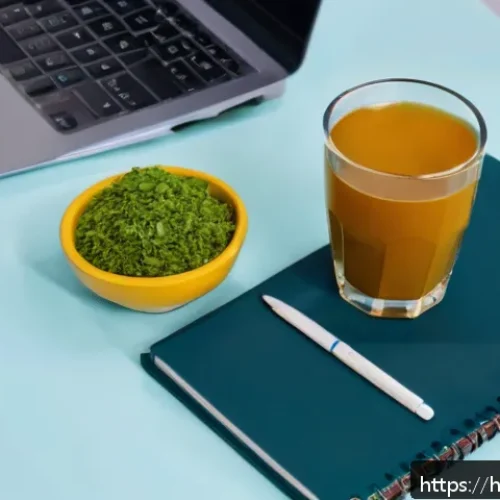 영양사 시험장 준비물 리스트 - A detailed study desk setup for a Hindi-speaking nutrition student preparing for exams: include open...